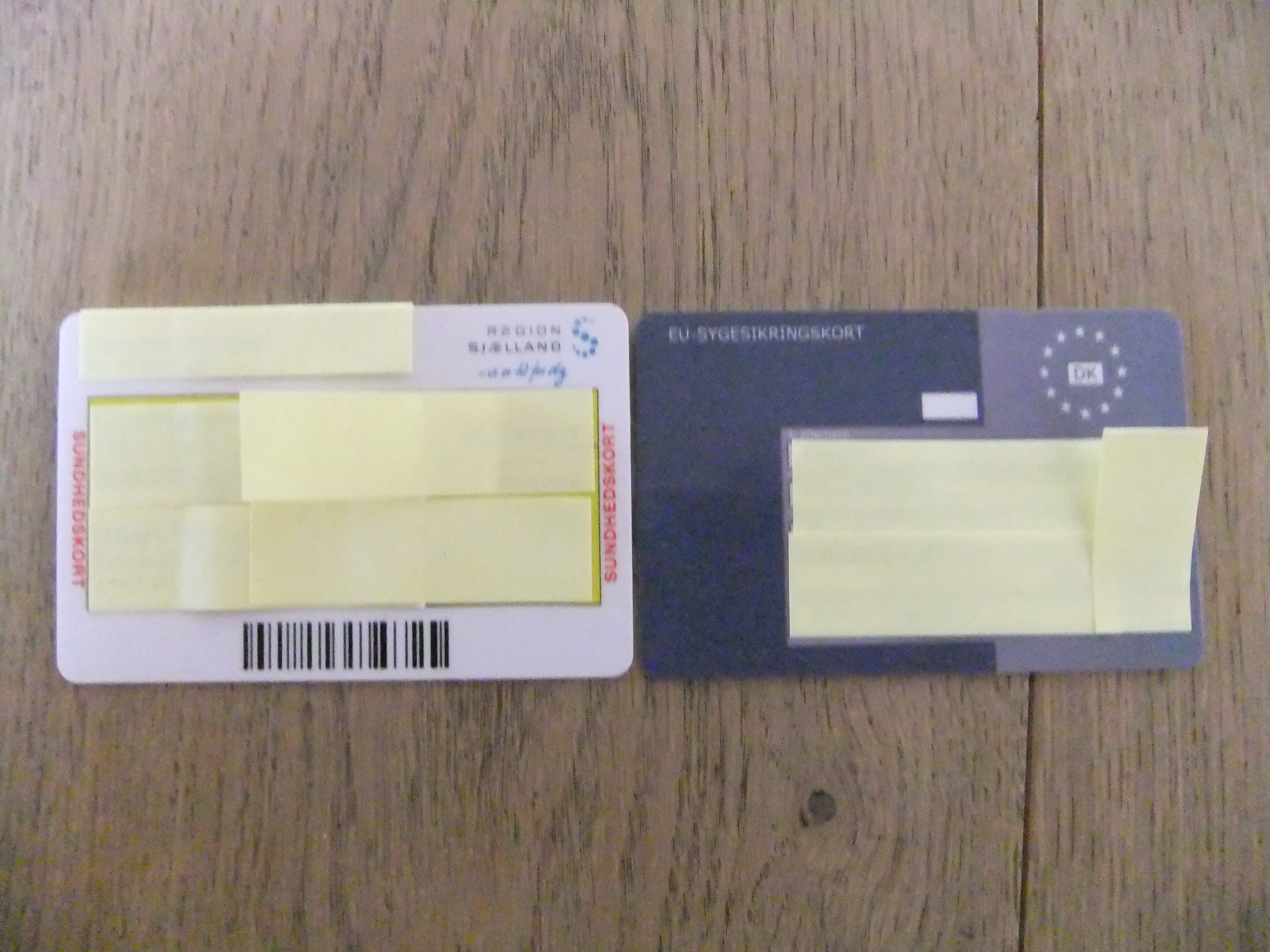 デンマークの保険証