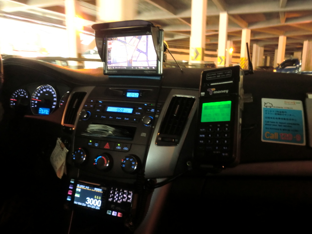 韓国のタクシー