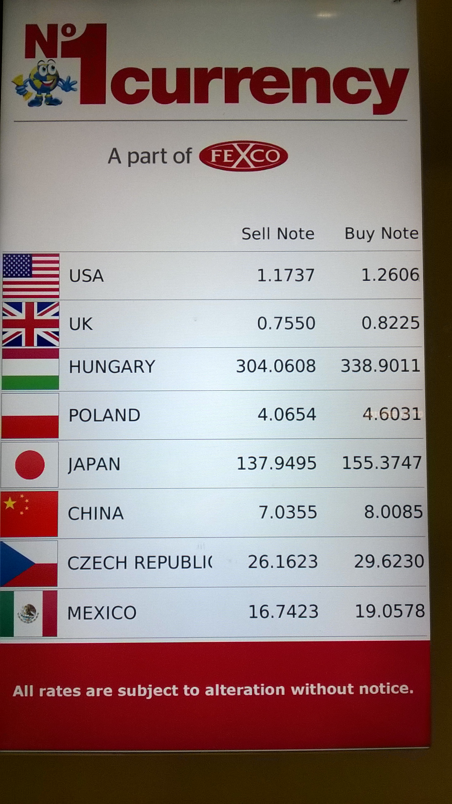 為替、両替のコツ@アイルランド