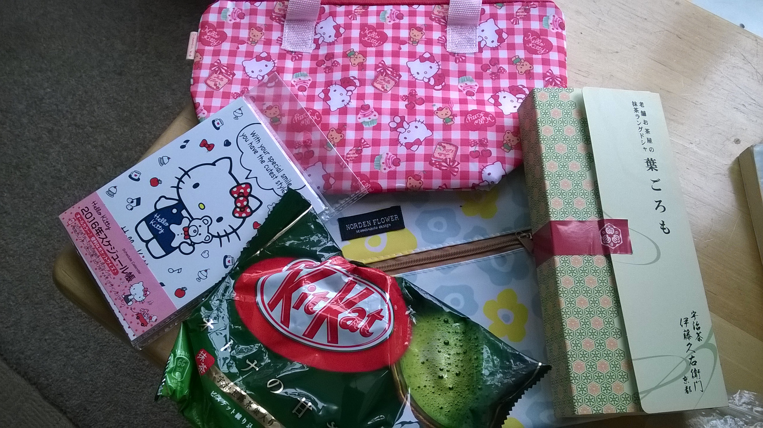 貰って嬉しい贈って嬉しい、日本からのお土産と日本へのお土産