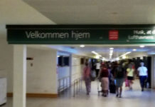 デンマークへ、ヨーロッパで乗り継いできた時の到着は?
