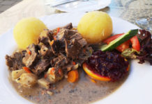 フランケン地方の酸っぱい食事